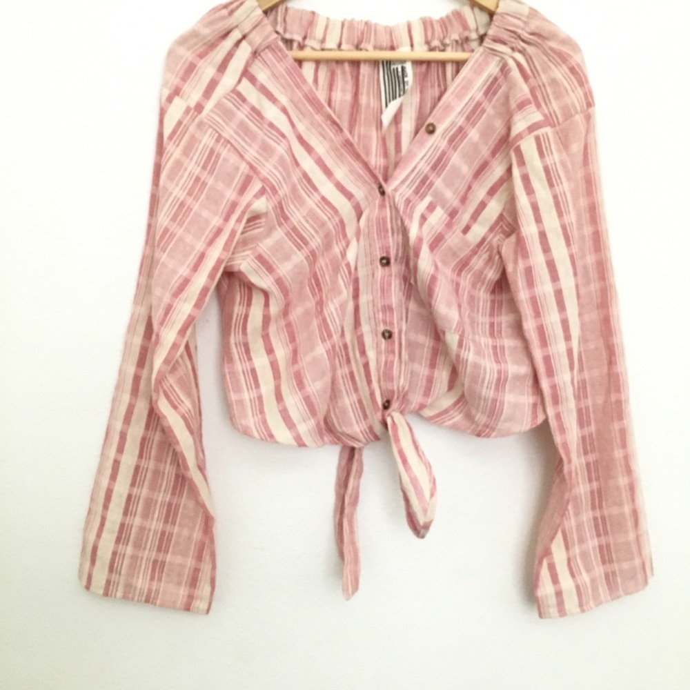 Free people Off the shoulder cotton blouse